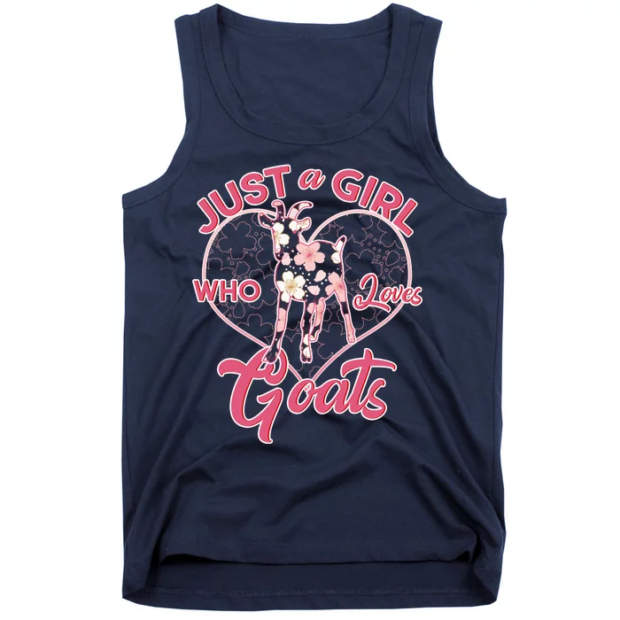 Just A Girl Who Loves Goats Tank Top