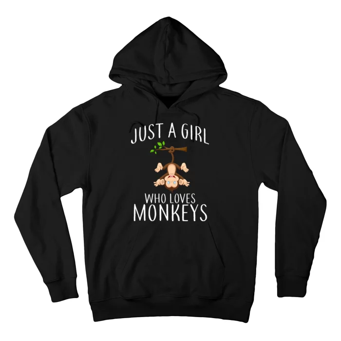 Just A Girl Who Loves Monkeys Hoodie