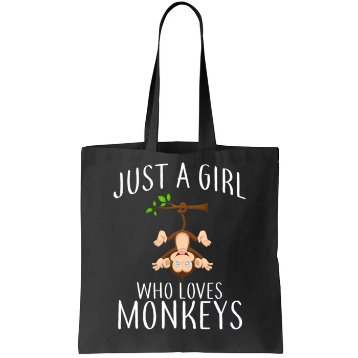 Just A Girl Who Loves Monkeys Tote Bag