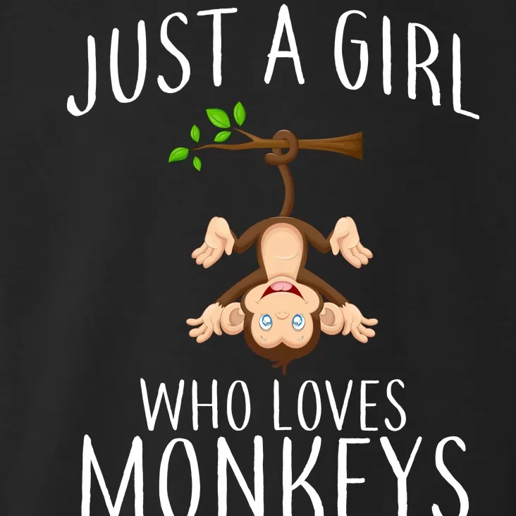 Just A Girl Who Loves Monkeys Toddler Hoodie