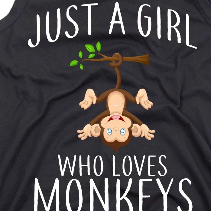 Just A Girl Who Loves Monkeys Tank Top