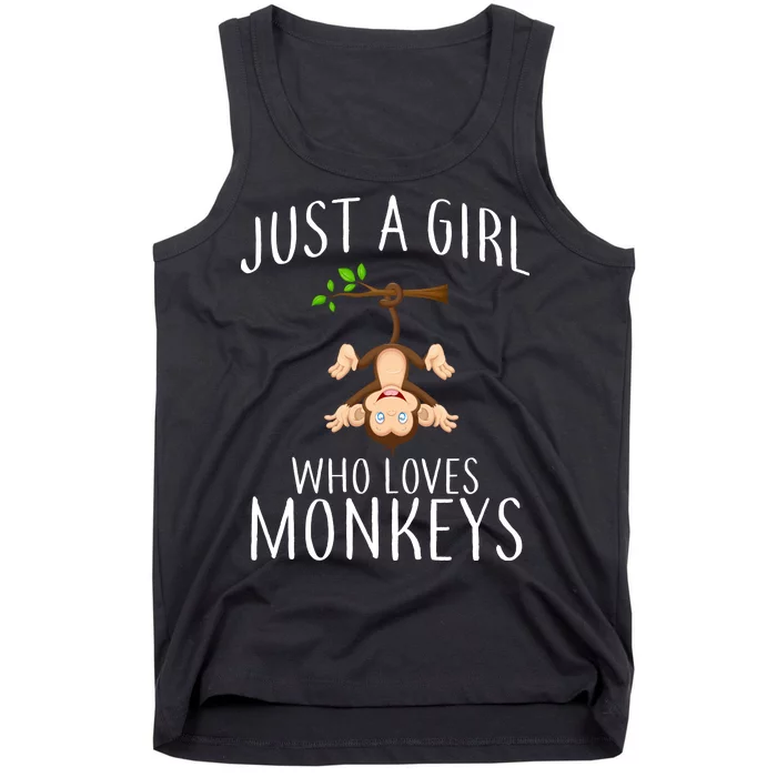 Just A Girl Who Loves Monkeys Tank Top