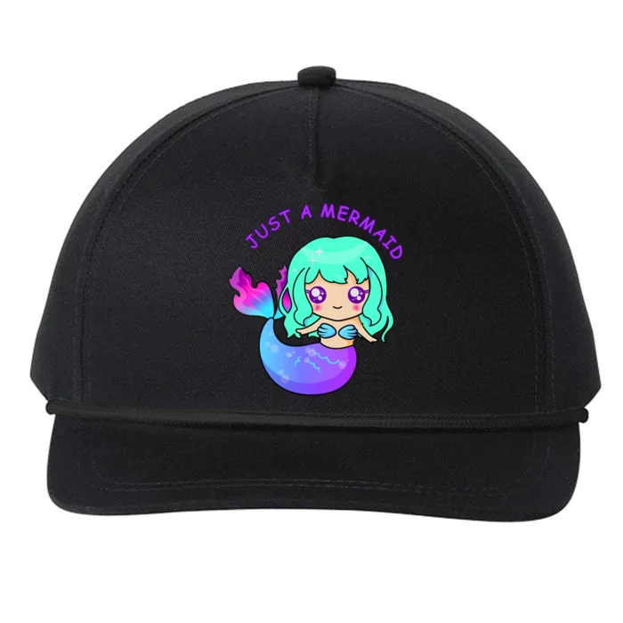 Just A Mermaid Snapback Five-Panel Rope Hat