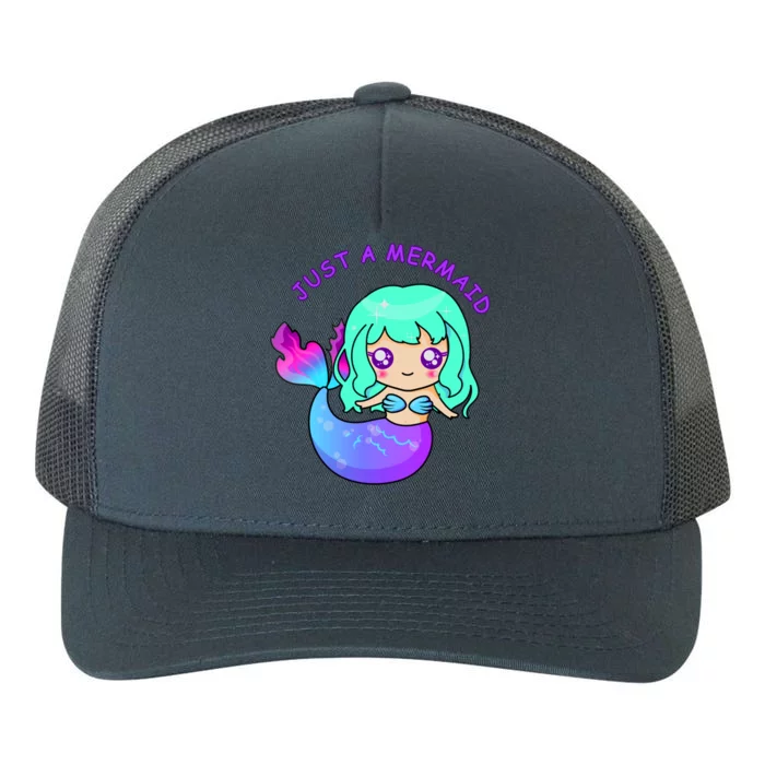 Just A Mermaid Yupoong Adult 5-Panel Trucker Hat