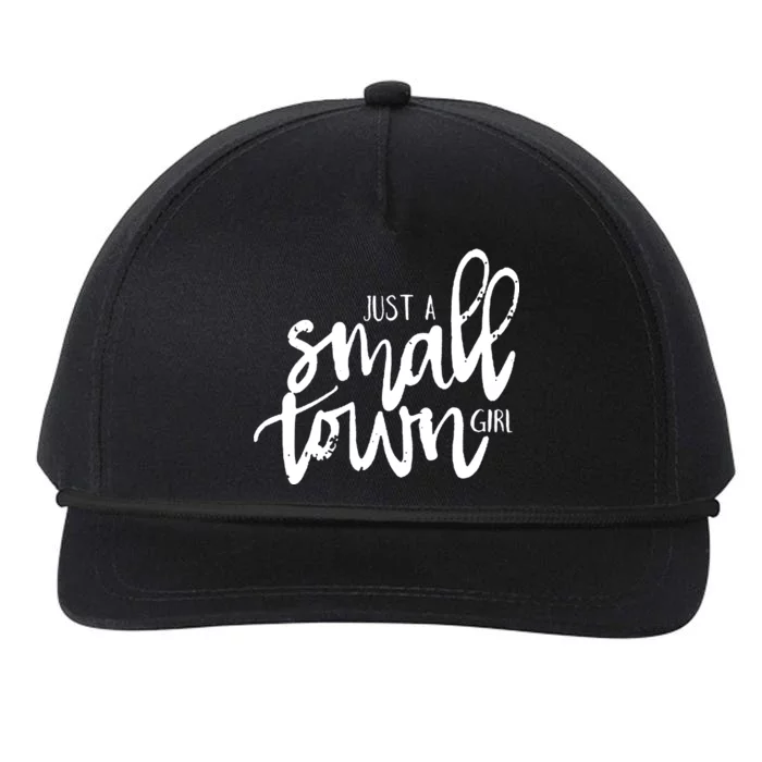 Just A Small Town Girl Snapback Five-Panel Rope Hat