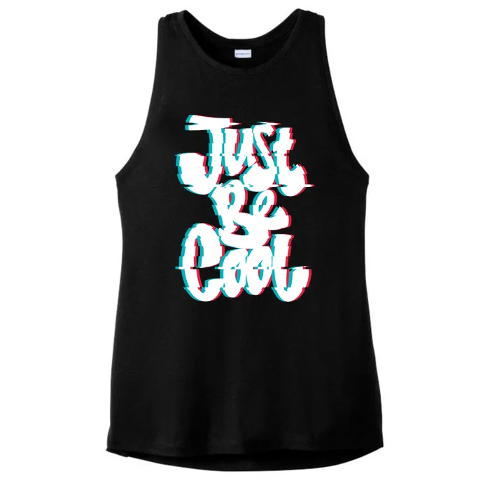 Just Be Cool Ladies Tri-Blend Wicking Tank