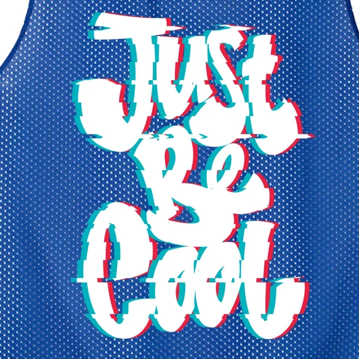 Just Be Cool Mesh Reversible Basketball Jersey Tank