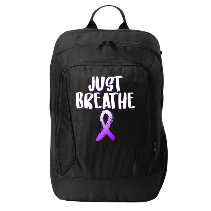 Just Breathe Cystic Fibrosis Cancer City Backpack