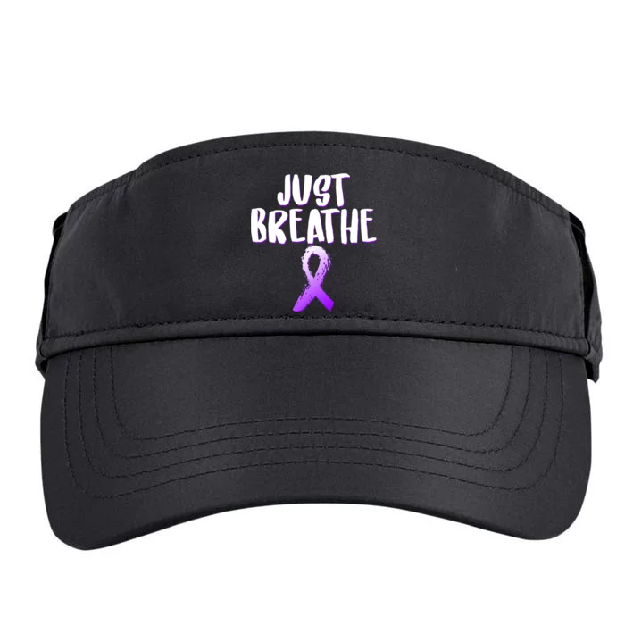 Just Breathe Cystic Fibrosis Cancer Adult Drive Performance Visor