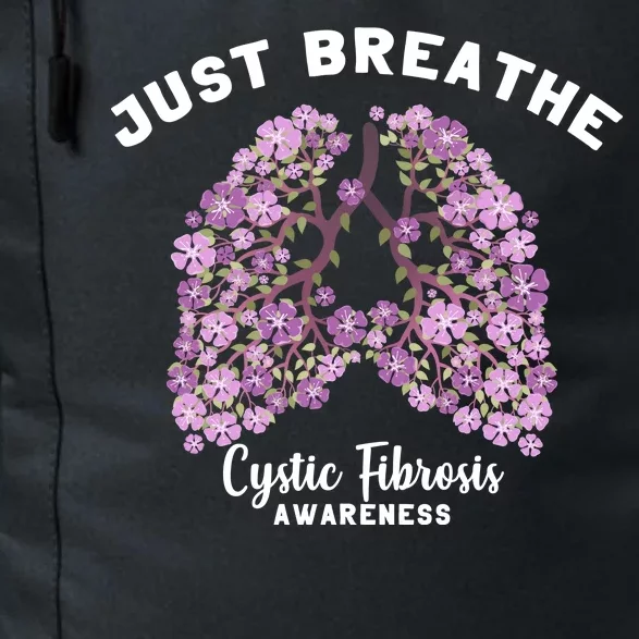 Just Breathe Cystic Fibrosis Lung Flowers Daily Commute Backpack