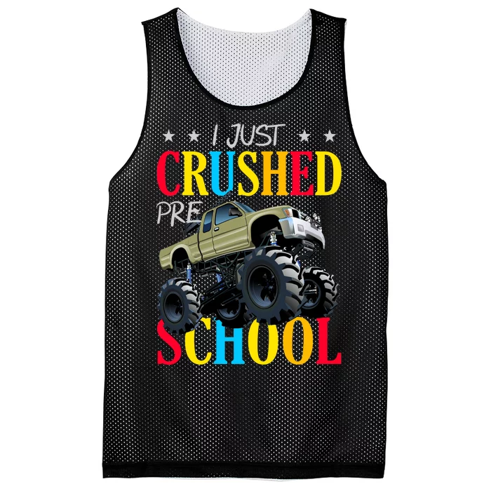 Just Crushed Pre-School Mesh Reversible Basketball Jersey Tank