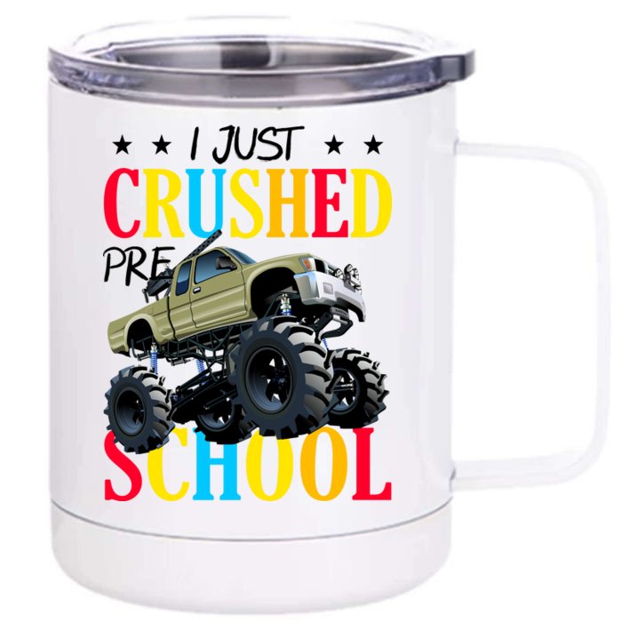 Just Crushed Pre-School Front & Back 12oz Stainless Steel Tumbler Cup