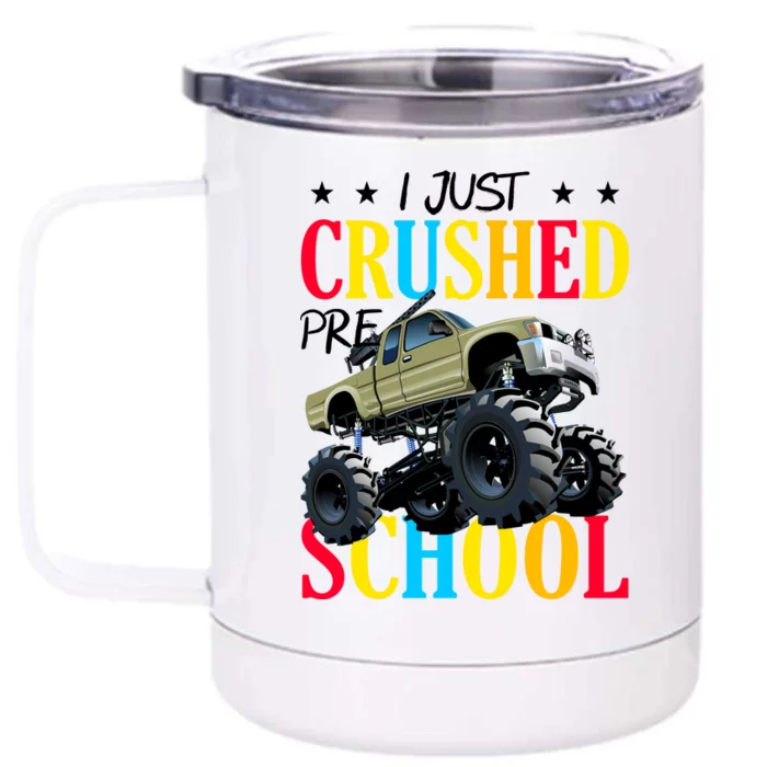 Just Crushed Pre-School Front & Back 12oz Stainless Steel Tumbler Cup