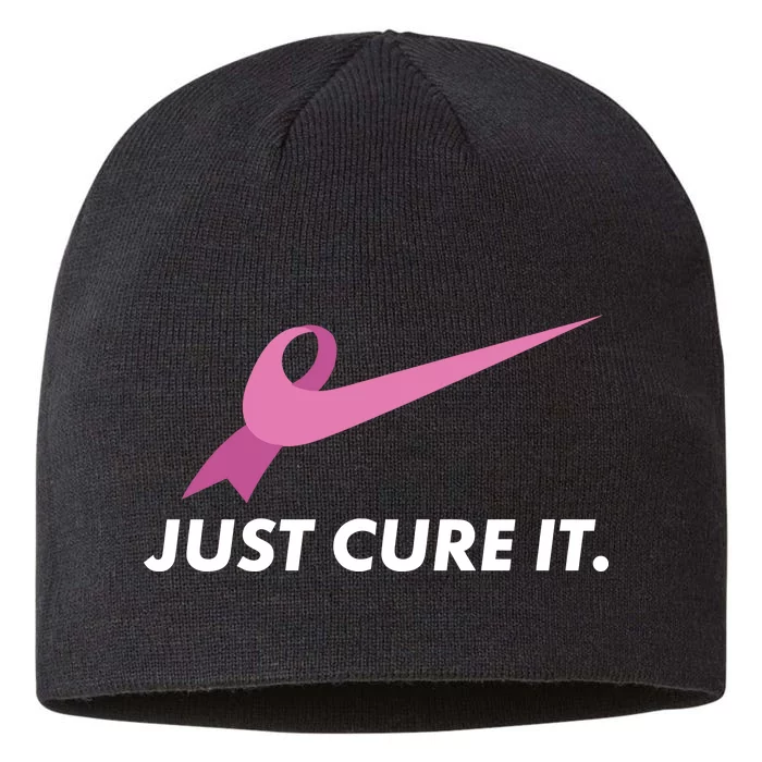 Just Cure It Breast Cancer Awareness 8 1/2in Sustainable Knit Beanie