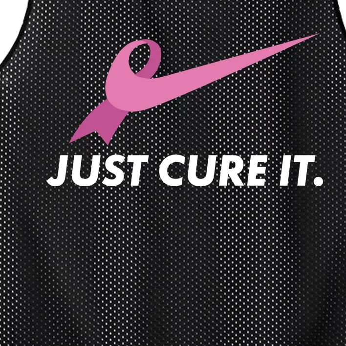 Just Cure It Breast Cancer Awareness Mesh Reversible Basketball Jersey Tank