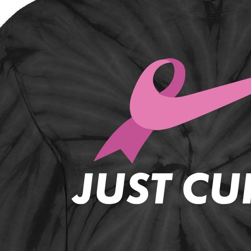 Just Cure It Breast Cancer Awareness Tie-Dye Long Sleeve Shirt