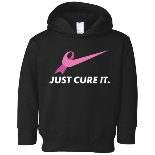 Just Cure It Breast Cancer Awareness Toddler Hoodie