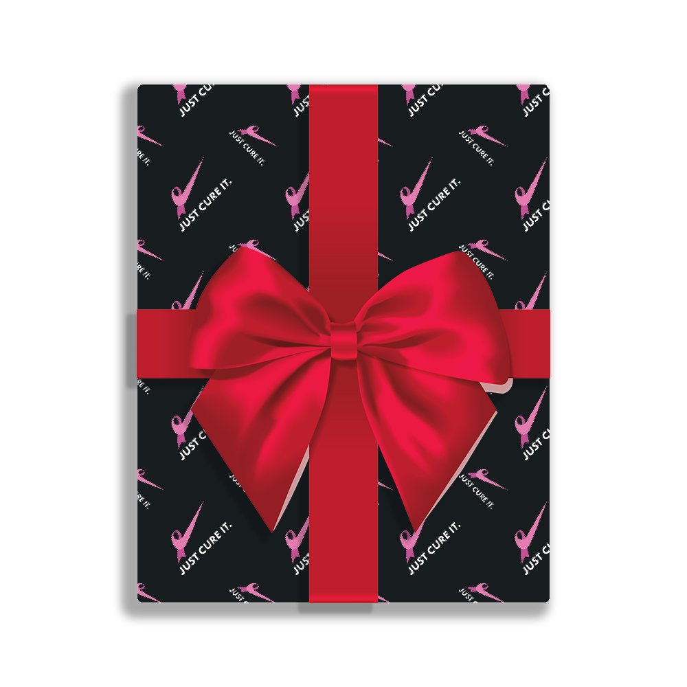 Just Cure It Breast Cancer Awareness Wrapping Paper