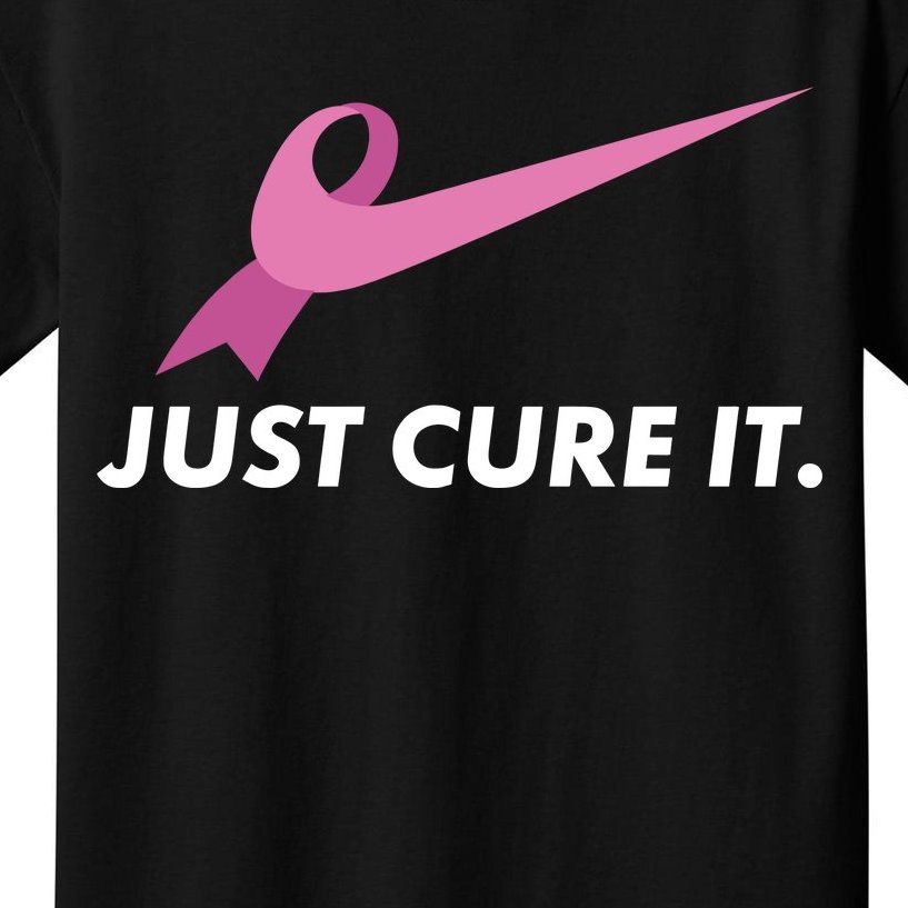 Just Cure It Breast Cancer Awareness Kids T-Shirt