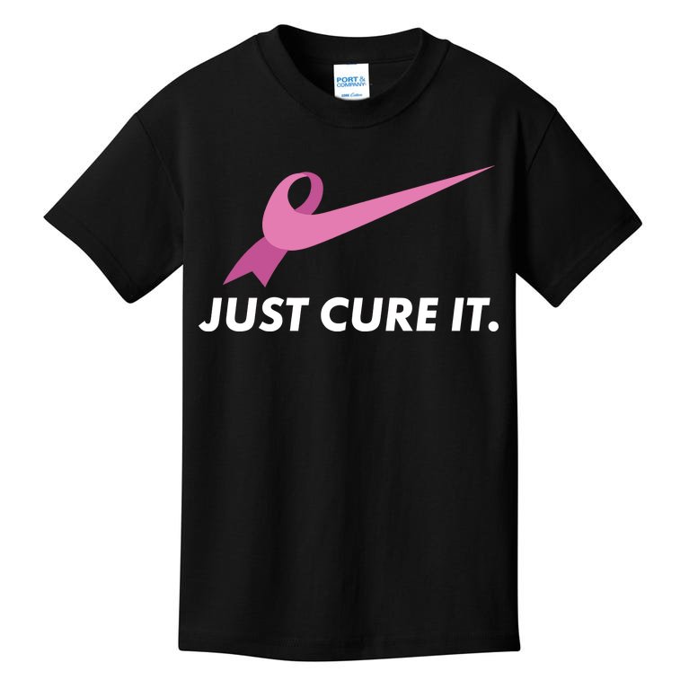 Just Cure It Breast Cancer Awareness Kids T-Shirt
