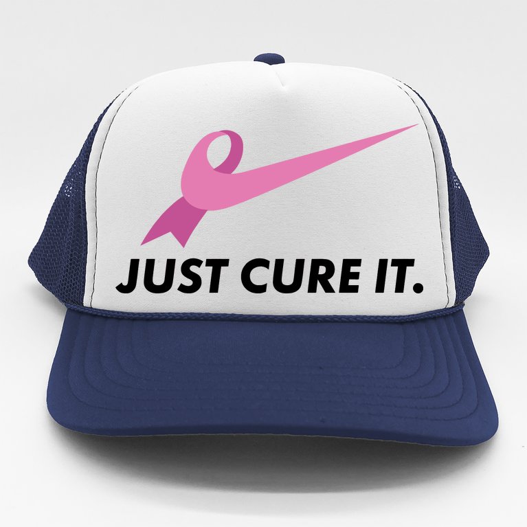 Just Cure It Breast Cancer Awareness Trucker Hat
