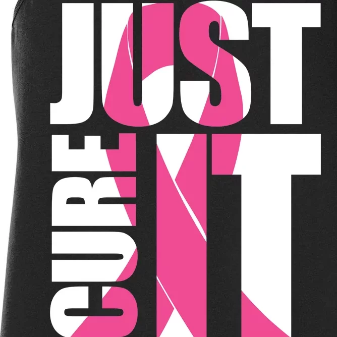 Just Cure It Breast Cancer Tribute Women's Racerback Tank