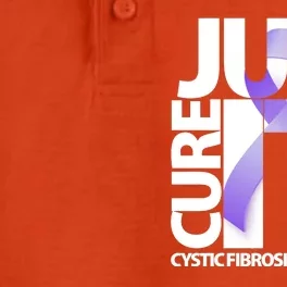 Just Cure it Cystic Fibrosis Dry Zone Grid Performance Polo