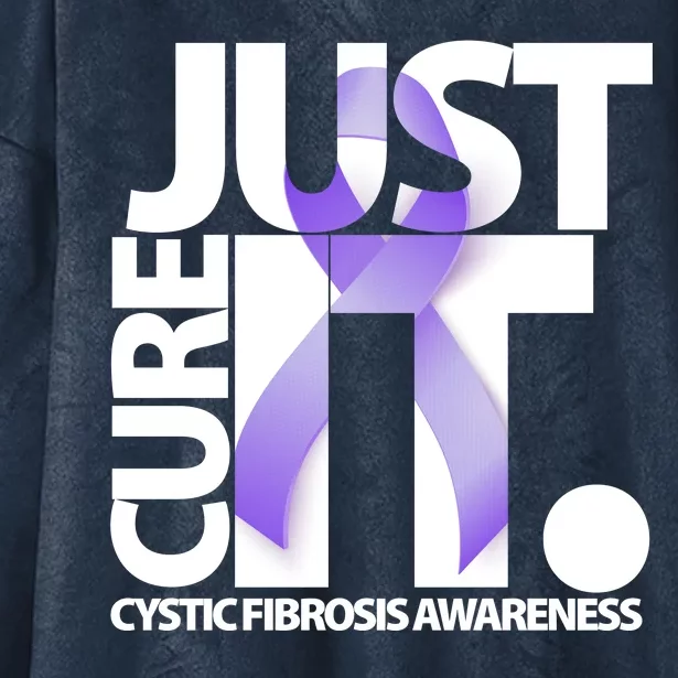 Just Cure it Cystic Fibrosis Hooded Wearable Blanket