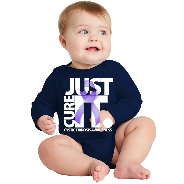 Just Cure it Cystic Fibrosis Baby Long Sleeve Bodysuit