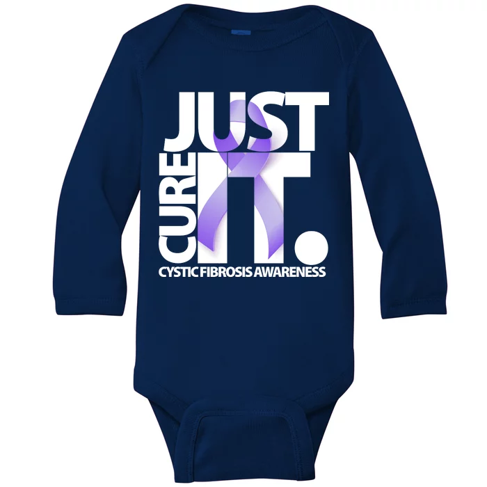 Just Cure it Cystic Fibrosis Baby Long Sleeve Bodysuit