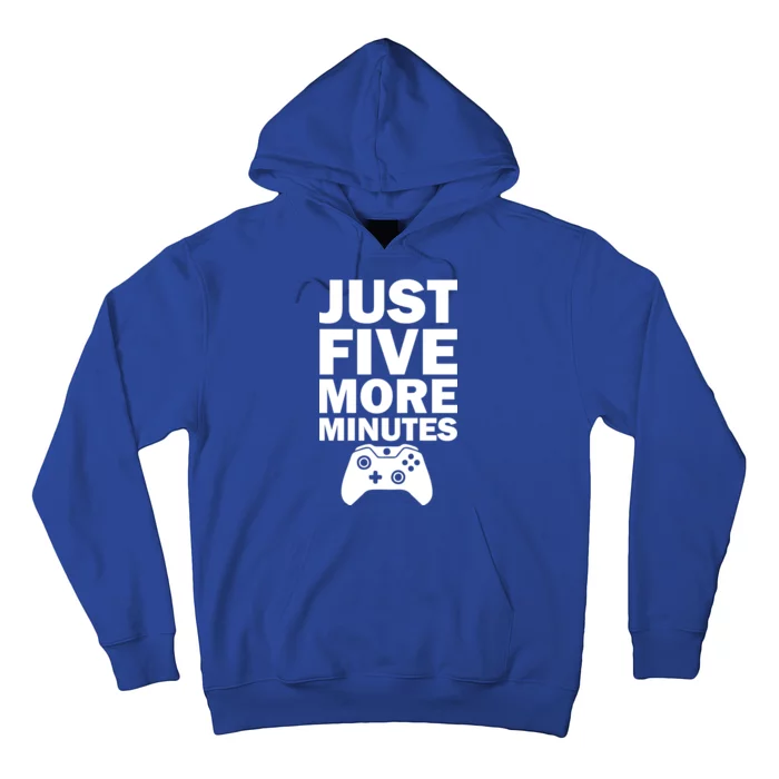 Just Five More Minutes Funny Video Game Hoodie | TeeShirtPalace