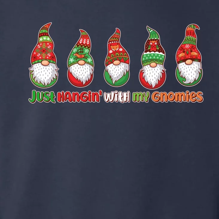 Just Hanging with My Gnomies Christmas Toddler Hoodie