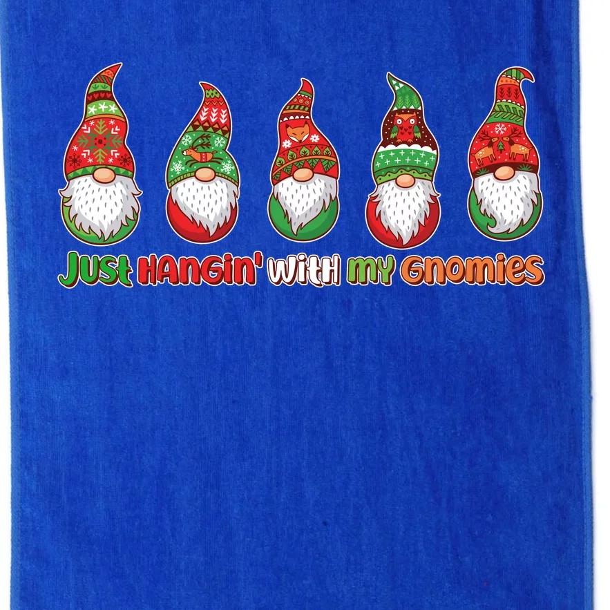 Just Hanging with My Gnomies Christmas Platinum Collection Golf Towel