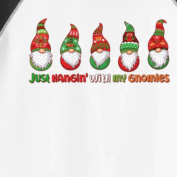 Just Hanging with My Gnomies Christmas Toddler Fine Jersey T-Shirt