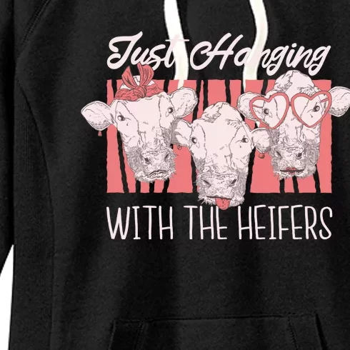 Just Hanging With The Heifers Women's Fleece Hoodie