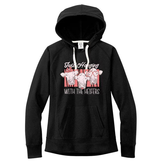 Just Hanging With The Heifers Women's Fleece Hoodie