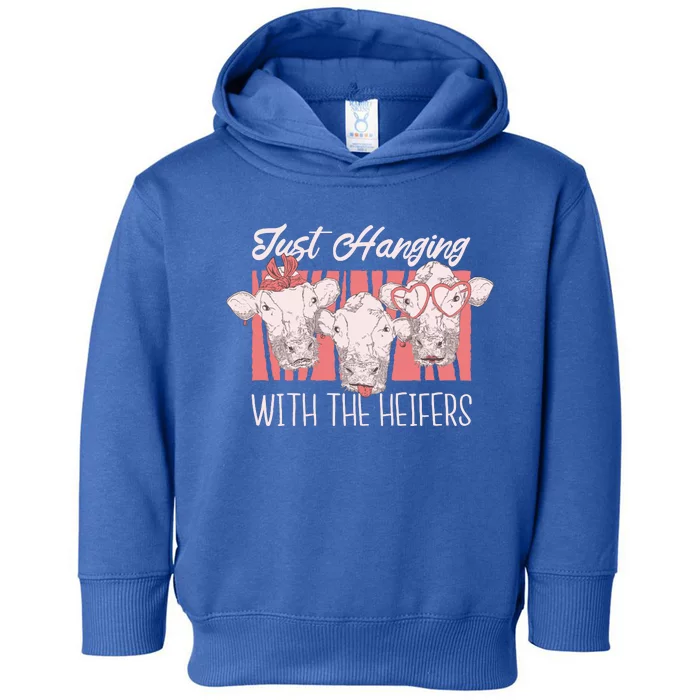 Just Hanging With The Heifers Toddler Hoodie