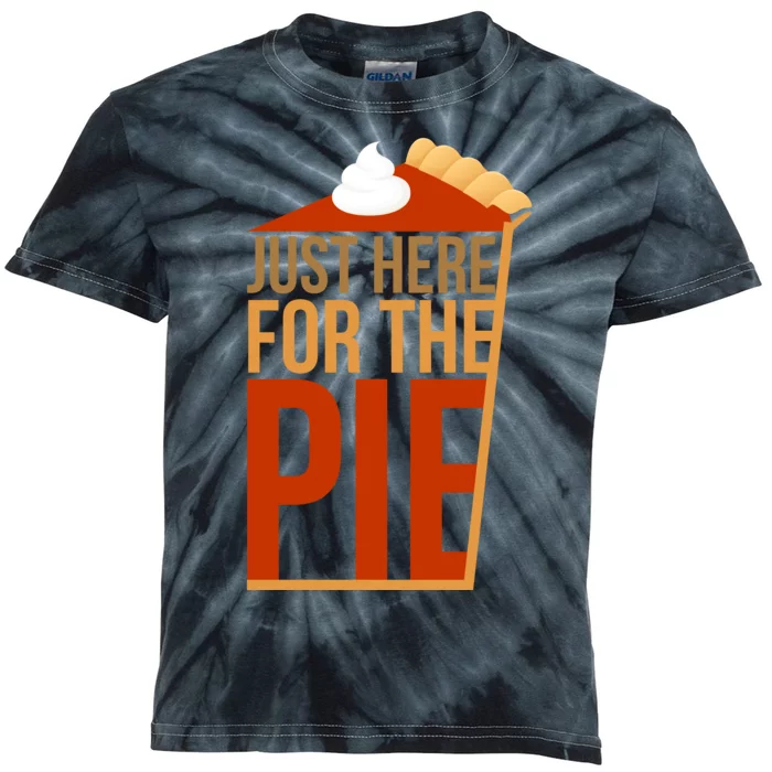 Just Here For The Pie Kids Tie-Dye T-Shirt