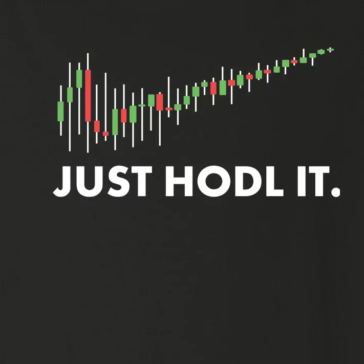 Just HODL It Moon Chart Crypto Currency Toddler Long Sleeve Shirt