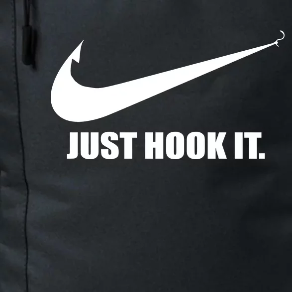 Just Hook It Funny Fishing Daily Commute Backpack