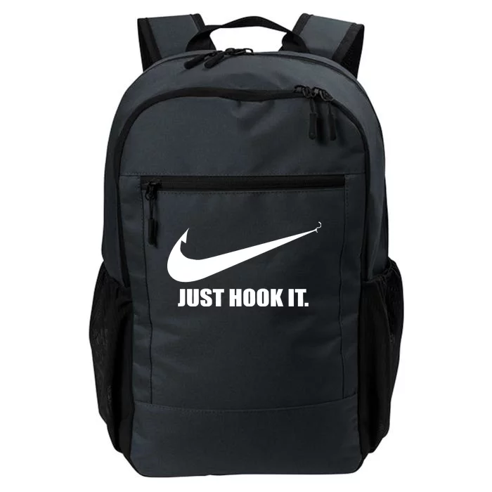 Just Hook It Funny Fishing Daily Commute Backpack