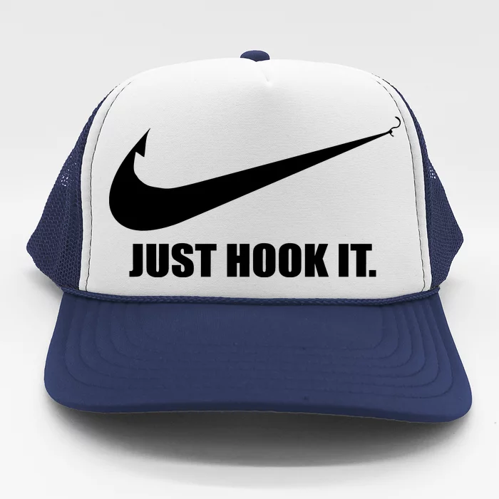 Just Hook It Funny Fishing Trucker Hat