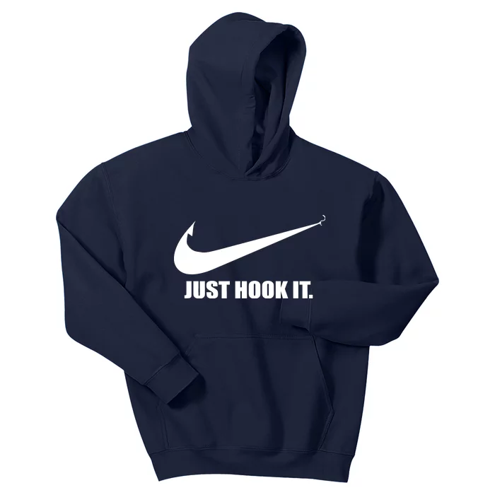 Just Hook It Funny Fishing Kids Hoodie