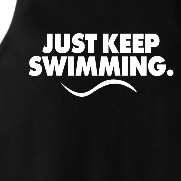 Just Keep Swimming Ladies Tri-Blend Wicking Tank