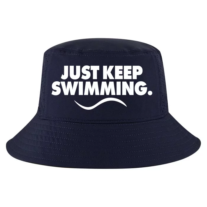 Just Keep Swimming Cool Comfort Performance Bucket Hat