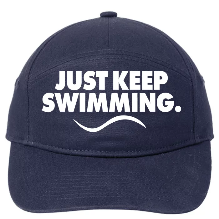 Just Keep Swimming 7-Panel Snapback Hat