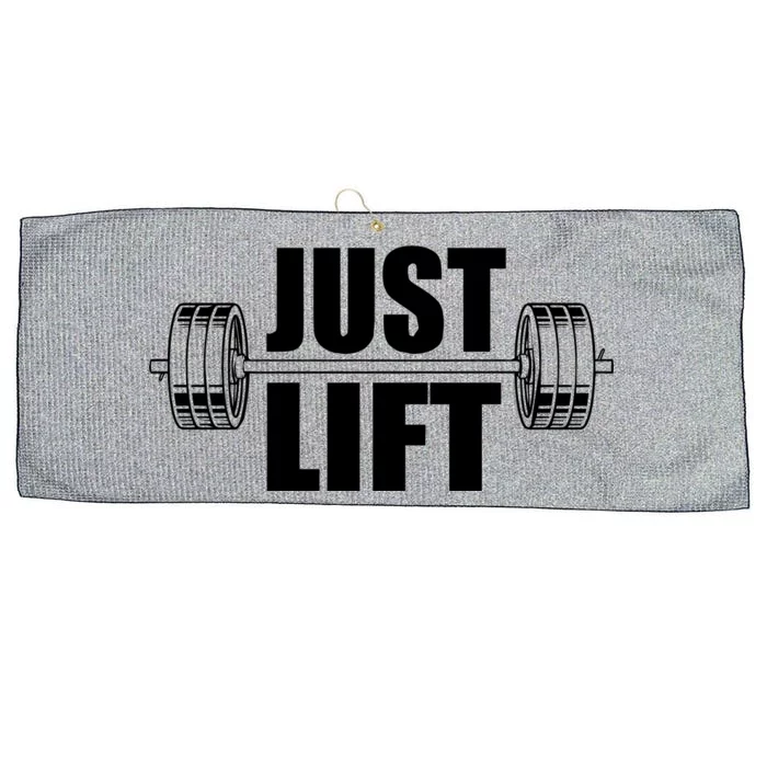 Just Lift Gym Workout Large Microfiber Waffle Golf Towel