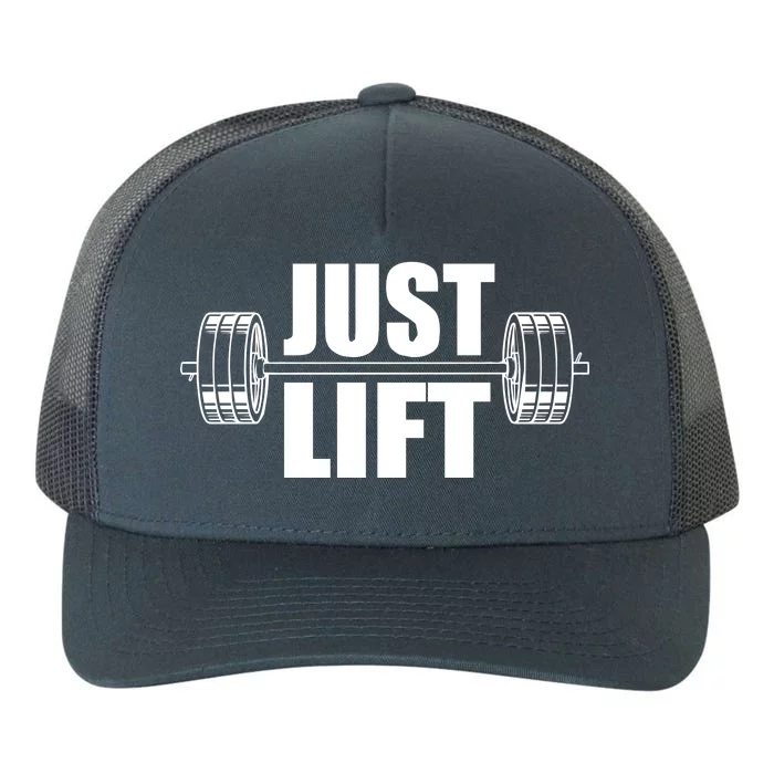 Just Lift Gym Workout Yupoong Adult 5-Panel Trucker Hat