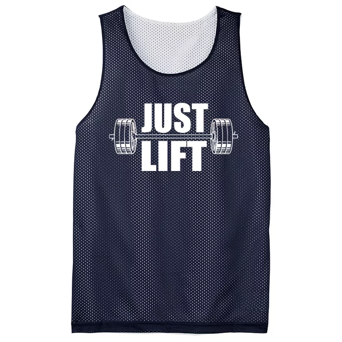 Just Lift Gym Workout Mesh Reversible Basketball Jersey Tank