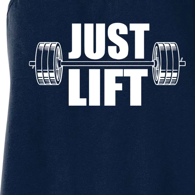 Just Lift Gym Workout Women's Racerback Tank